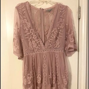 Sheer maxi romper. NOT MATERNITY.